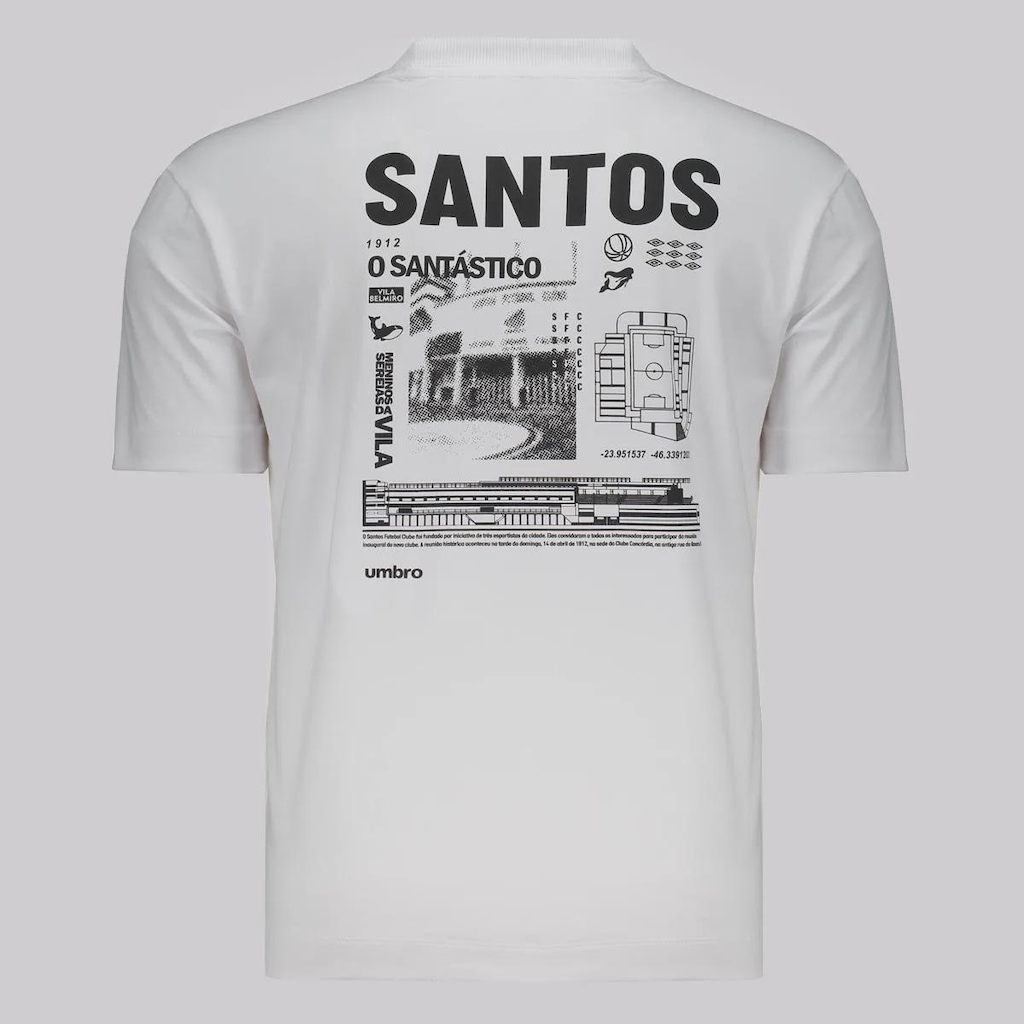 Imagem 2 do produto Camisa do Santos Umbro Concentração 2025 Masculina