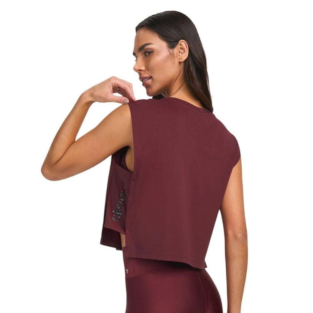 Imagem 2 do produto Regata Alto Giro Ampla Sobreposição Feminina