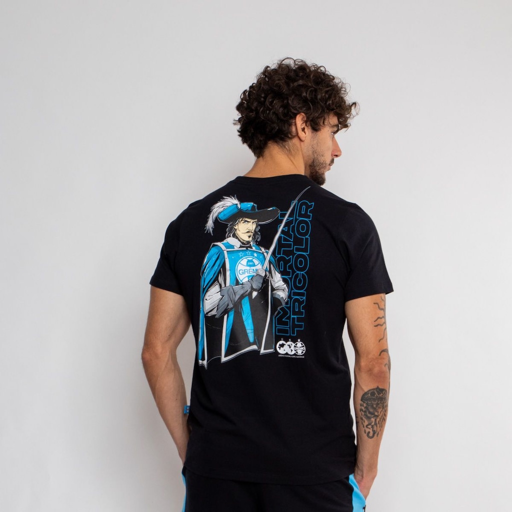 Imagem 3 do produto Camiseta do Grêmio Clássica Imortal Tricolor Surf Center Masculina
