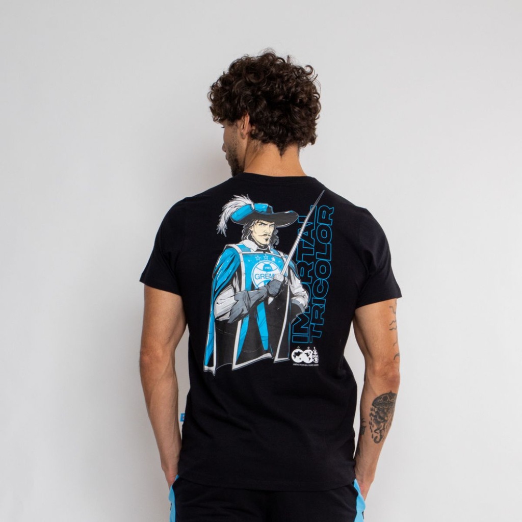 Imagem 4 do produto Camiseta do Grêmio Clássica Imortal Tricolor Surf Center Masculina