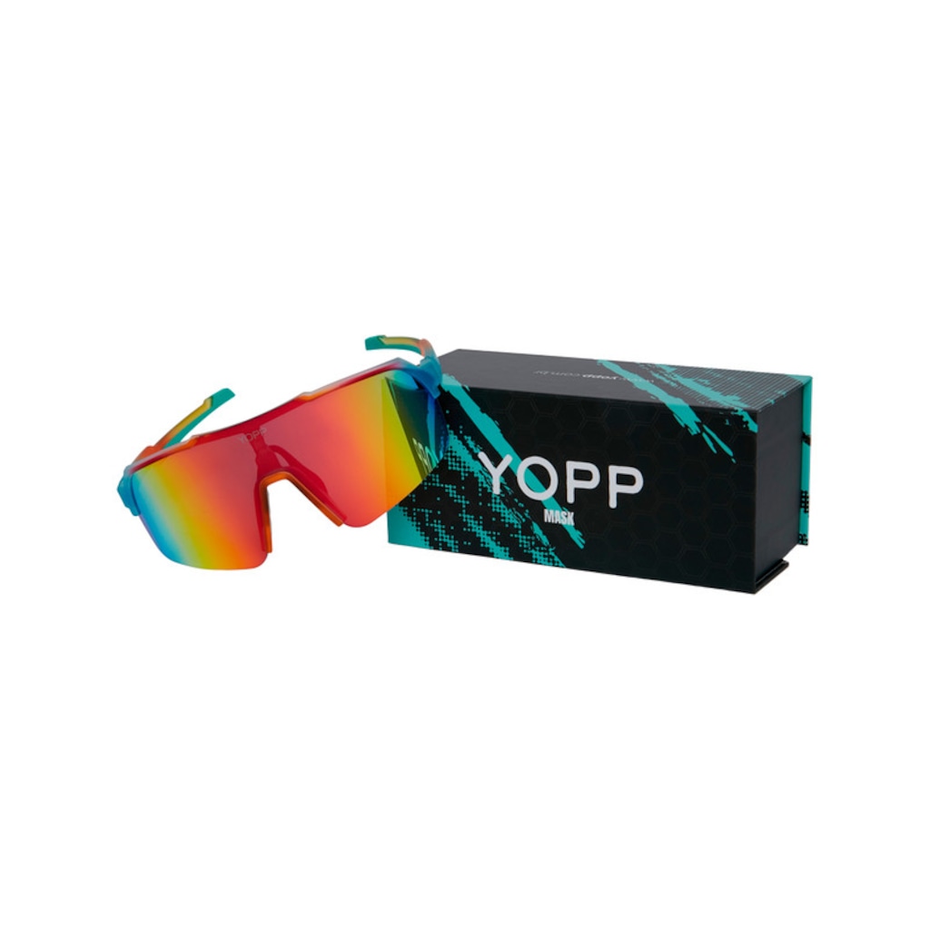 Imagem 3 do produto Óculos de Sol Esportivo Yopp Uv400 Corrida e Bike Mask L 2.1