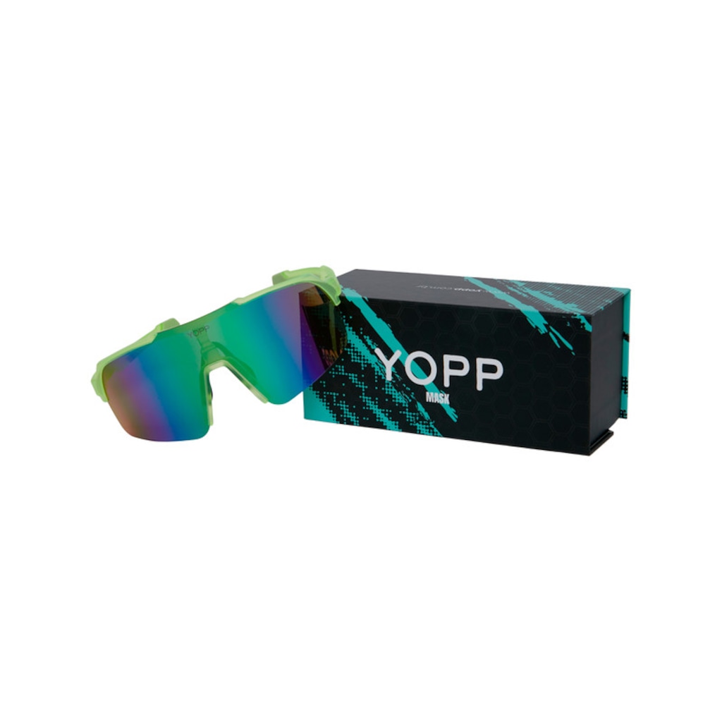 Imagem 4 do produto Óculos de Sol Esportivo Yopp Uv400 Corrida e Bike Mask L 2.3
