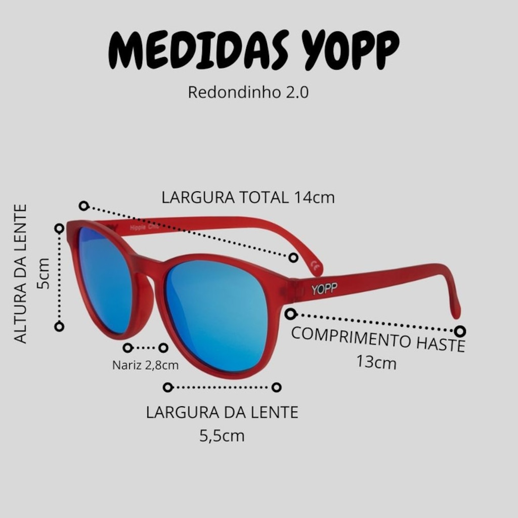 Imagem 5 do produto Óculos de Sol Yopp Polarizado Uv400 Maratona do Rio 03