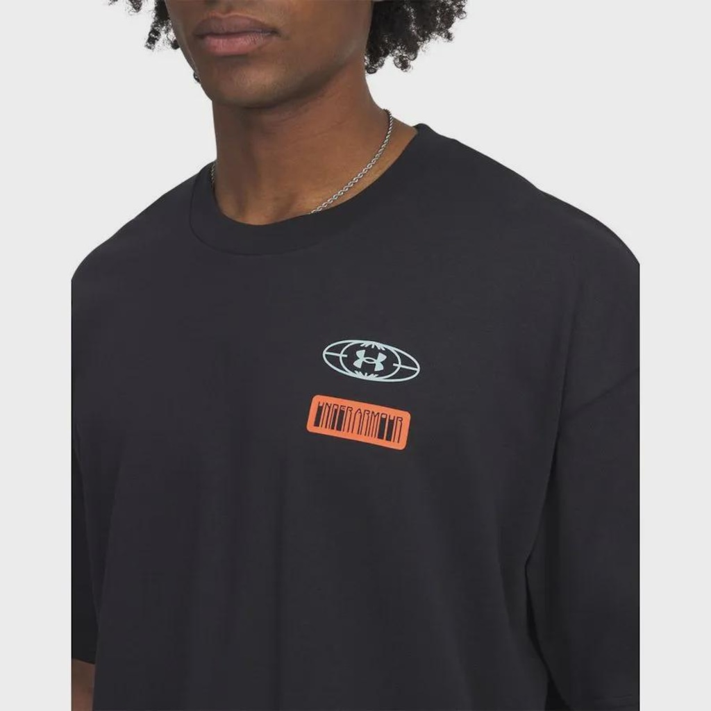 Imagem 3 do produto Camiseta Under Armour Basquete Hoops Mix Tape Masculina