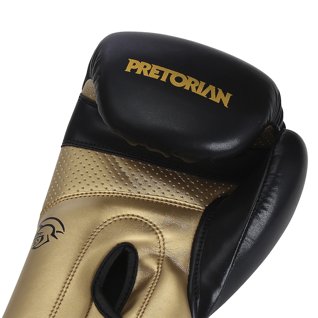 Imagem 3 do produto Kit Luva Boxe Muay Thai Elite Pretorian + 2 Par Bandagem + Bucal