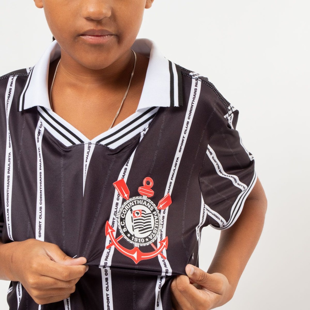 Imagem 5 do produto Camiseta do Corinthians Surf Center Esportiva Sublimado Oficial Infantil