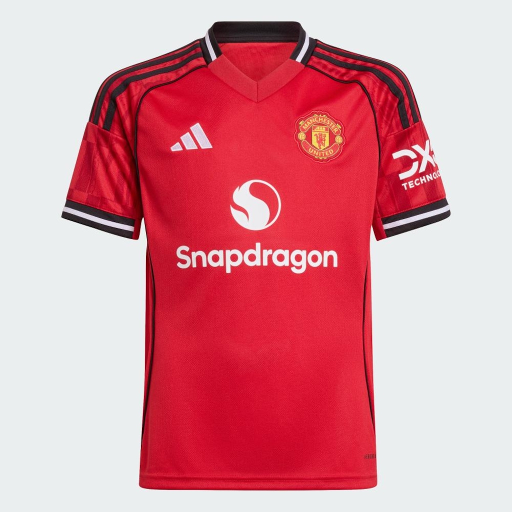 Imagem 2 do produto Camisa Manchester United I 25/26 Infantil Adidas
