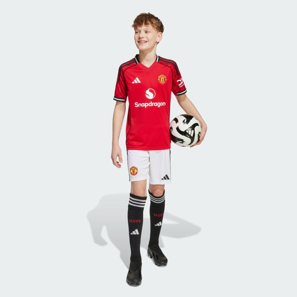 Imagem 3 do produto Camisa Manchester United I 25/26 Infantil Adidas