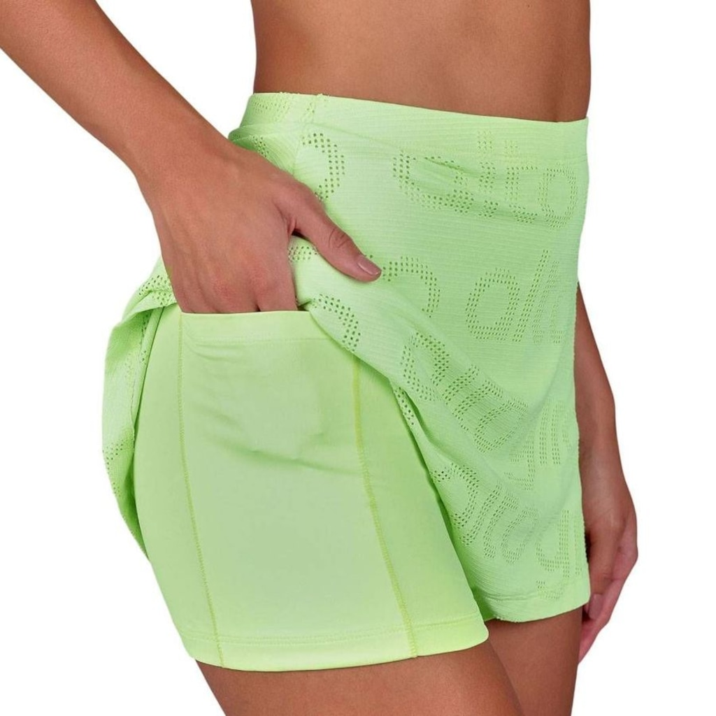 Imagem 3 do produto Saia Feminina Sobreposta Alto Giro Mesh