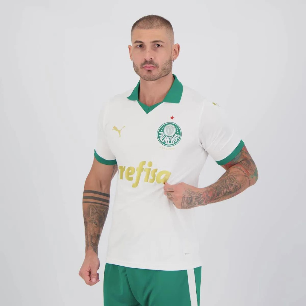 Imagem 4 do produto Camisa do Palmeiras II 24/25 Puma 9 Vitor Roque Masculina