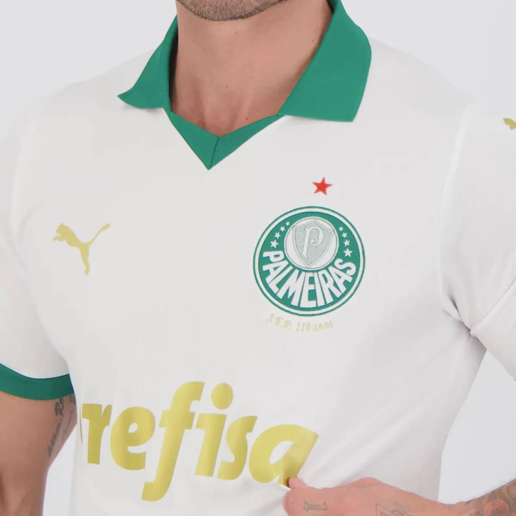 Imagem 5 do produto Camisa do Palmeiras II 24/25 Puma 9 Vitor Roque Masculina
