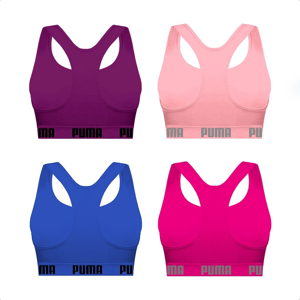 Imagem 2 do produto Top Puma Nadador sem Costura - 4 Unidades - Feminino