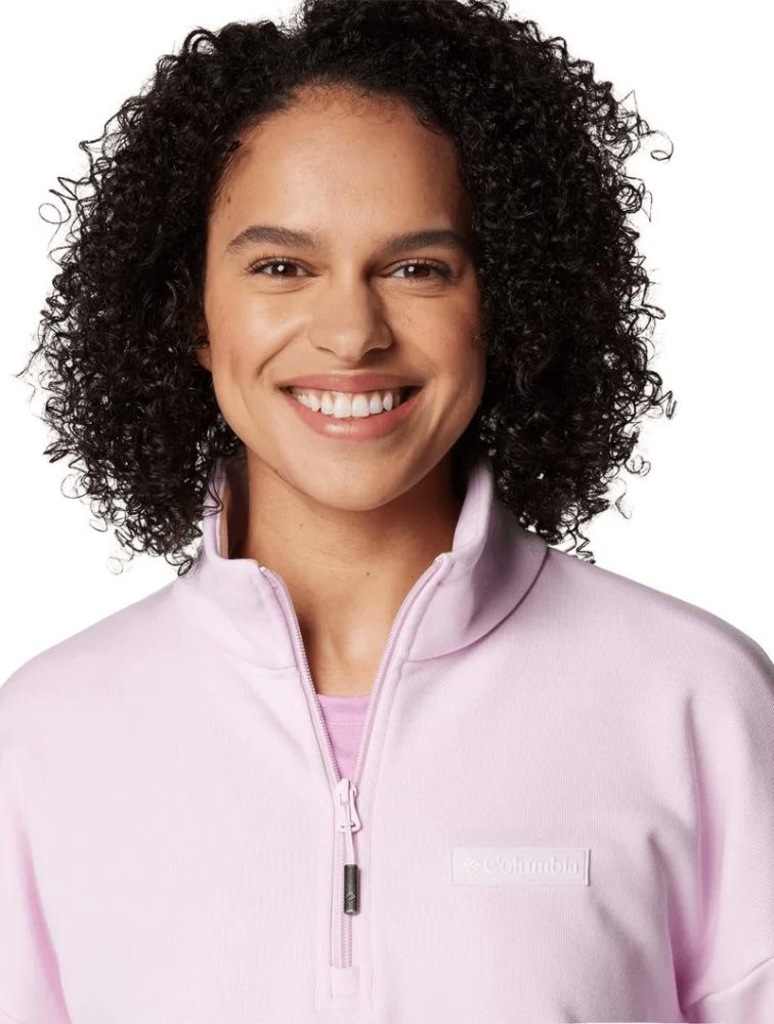 Imagem 5 do produto Blusão de Moletom Feminino Canyon Quarter Zip sem Capuz