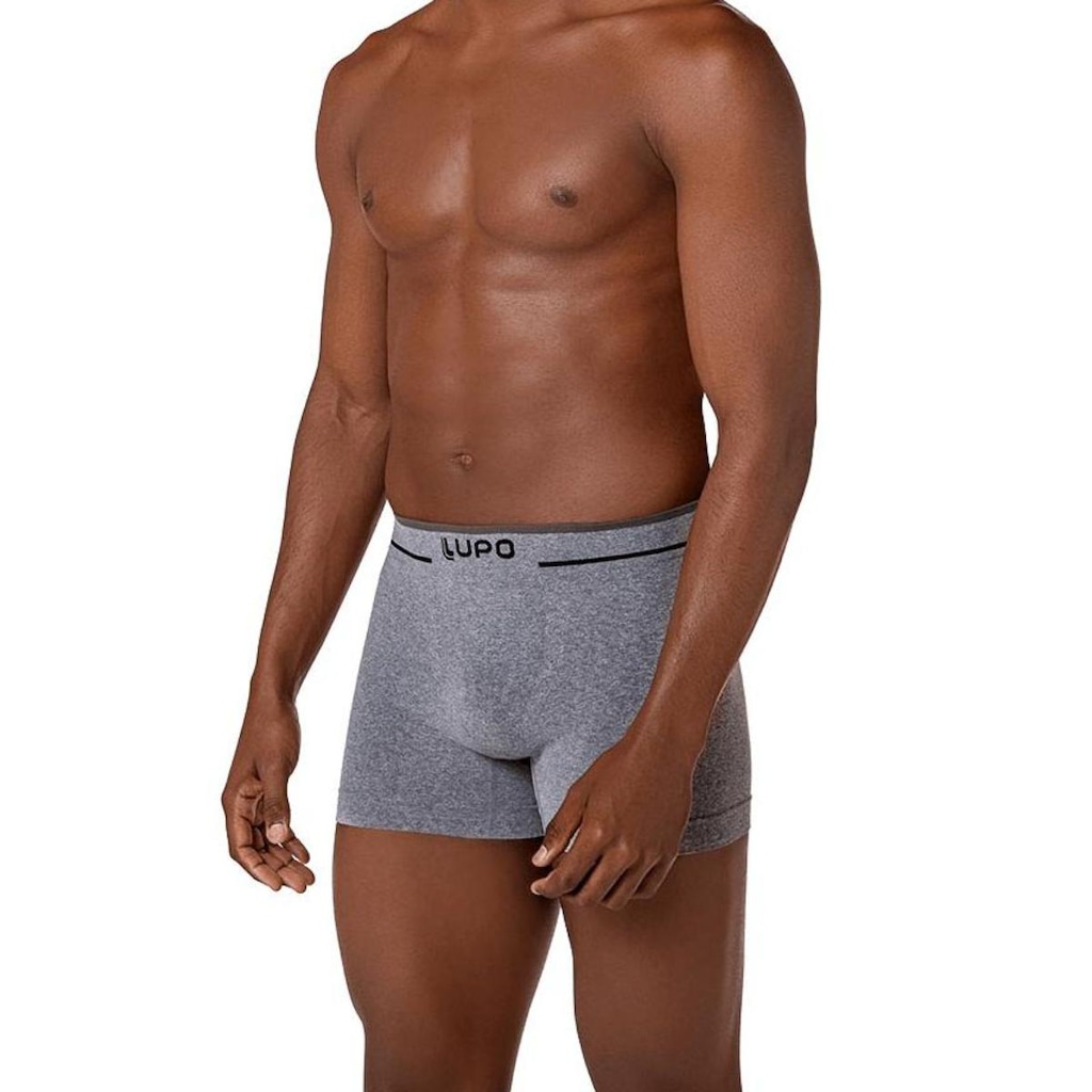 Imagem 2 do produto Kit Masculino Cueca Boxer Lupo Microfibra sem Costura - 2 Unidades