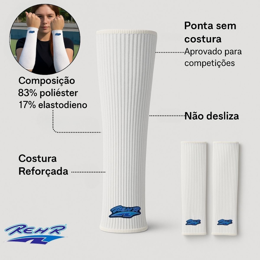 Imagem 3 do produto Manguito Protetor Antebraço Vôlei Rehr