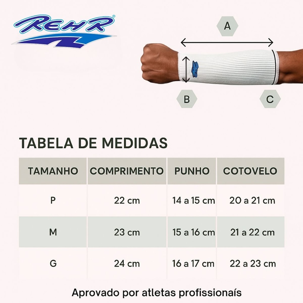 Imagem 5 do produto Manguito Protetor Antebraço Vôlei Rehr