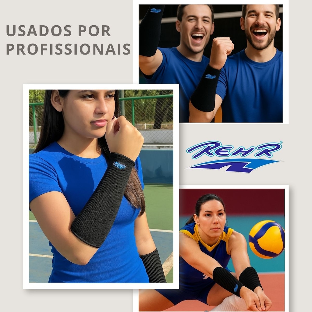 Imagem 4 do produto Manguito Protetor Antebraço Vôlei Rehr