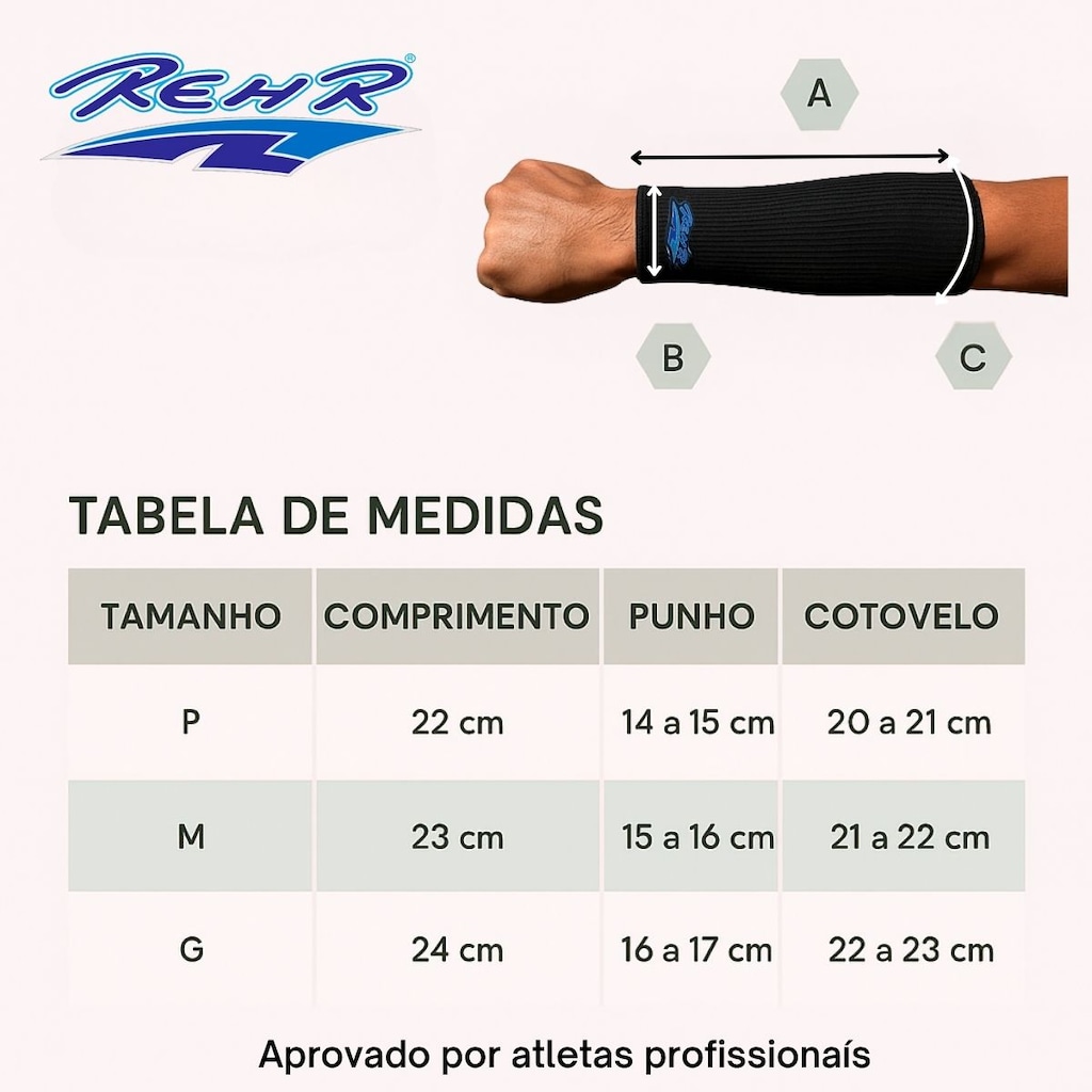 Imagem 5 do produto Manguito Protetor Antebraço Vôlei Rehr