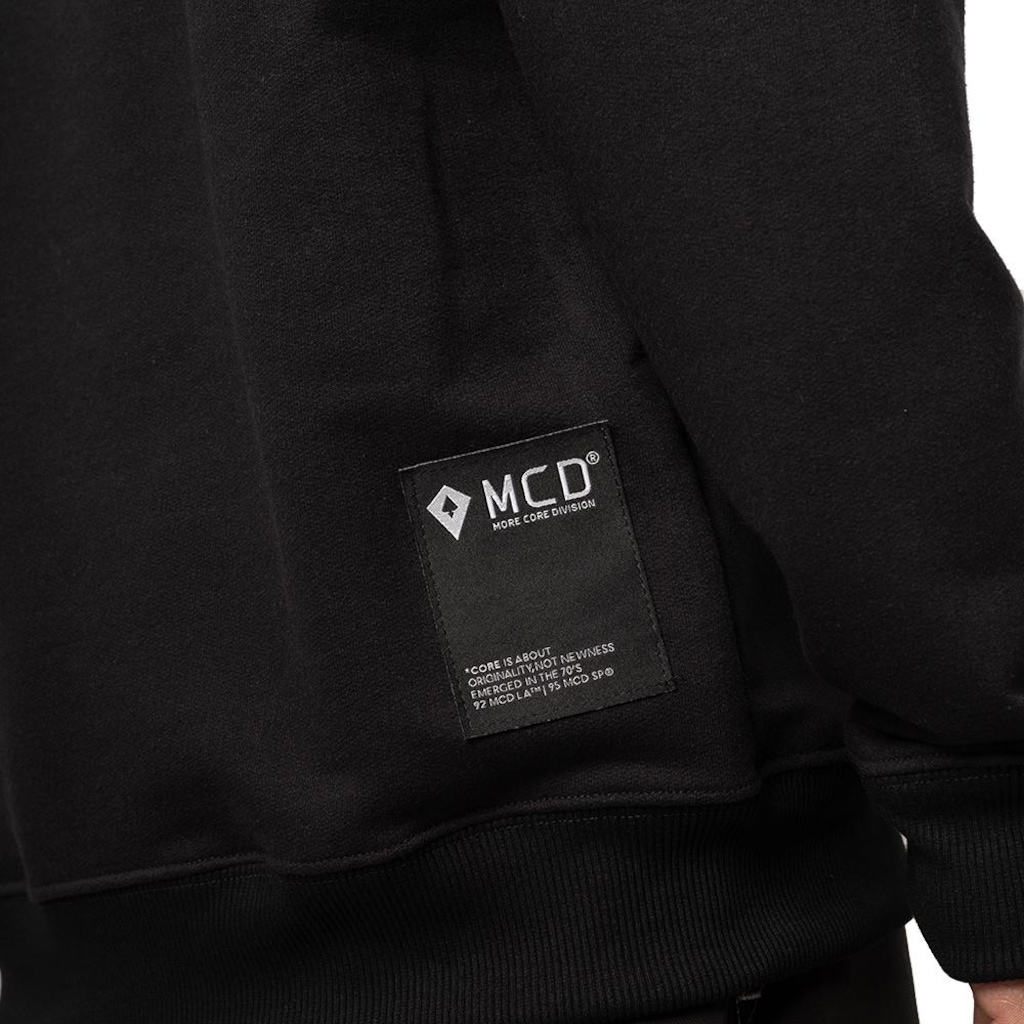 Imagem 4 do produto Blusão de Moletom Masculino MCD Careca Leve Skull sem Capuz