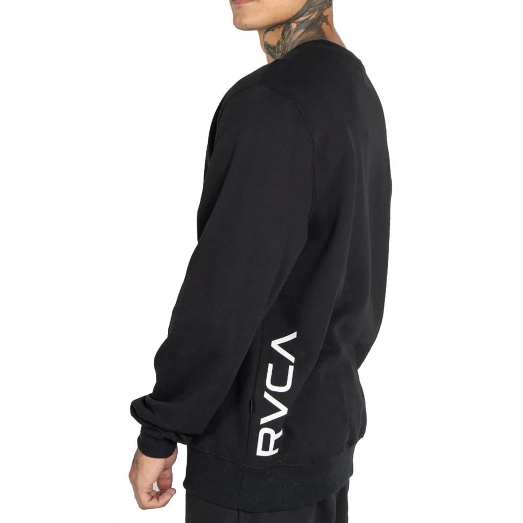 Imagem 3 do produto Blusão de Moletom Masculino RVCA Careca RV Side Back WT25