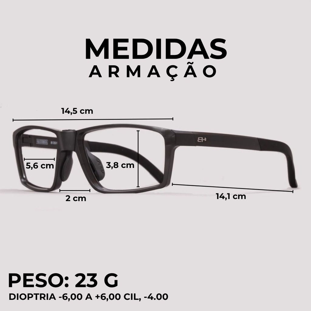 Imagem 4 do produto Óculos de Sol Unissex HB esportivo Presto 2.0 Gold espelhado 3 em 1