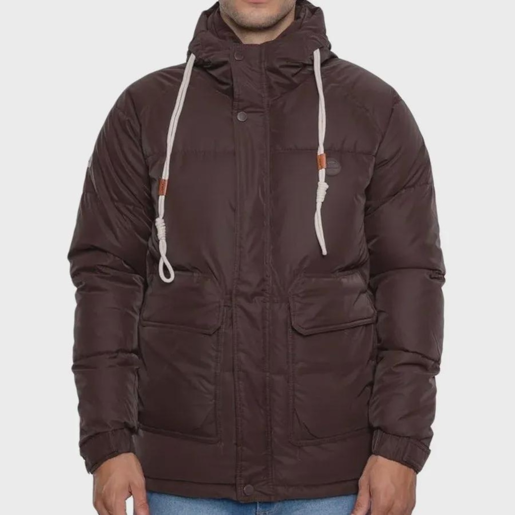 Imagem 3 do produto Jaqueta Puffer Masculina HD com Capuz Shield