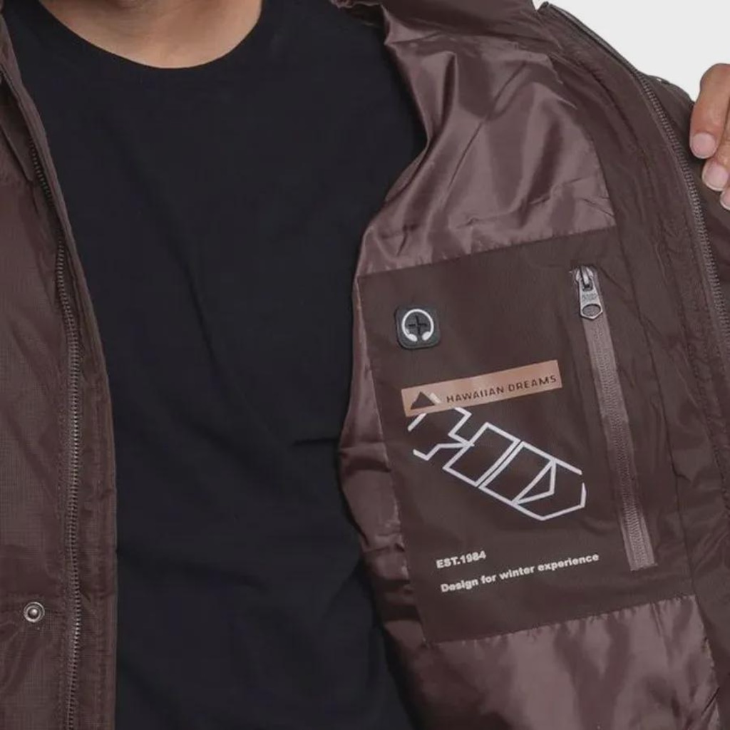 Imagem 4 do produto Jaqueta Puffer Masculina HD com Capuz Shield