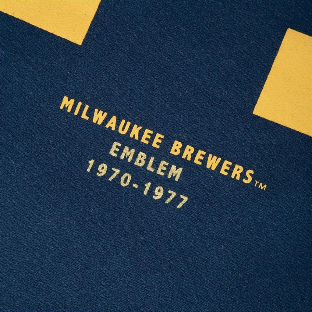 Imagem 3 do produto Blusão de Moletom Masculino Gola Careca New Era Milwaukee Brewers Fanpage