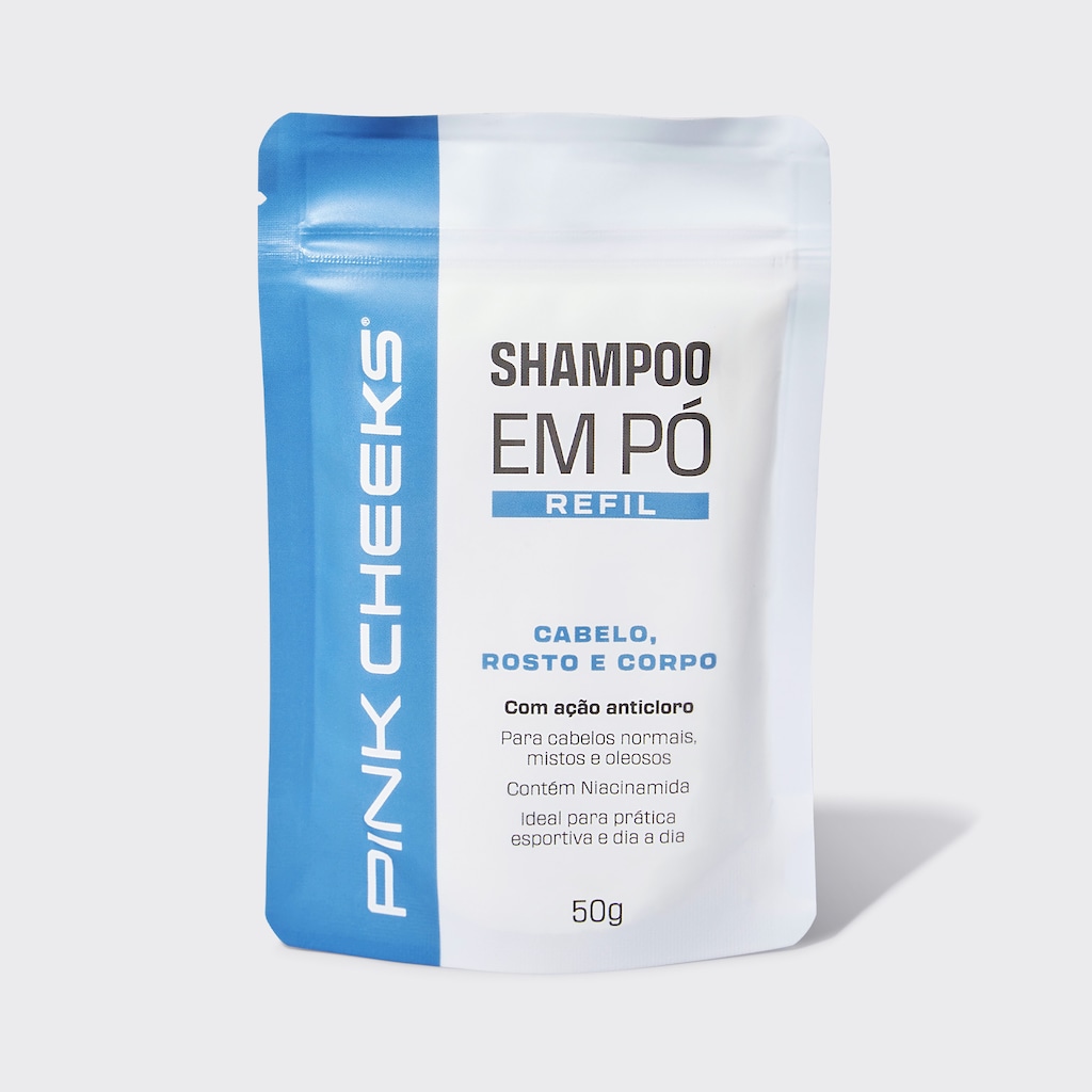 Imagem 3 do produto Shampoo Pink Cheeks em Pó 3 em 1 Refil 50g