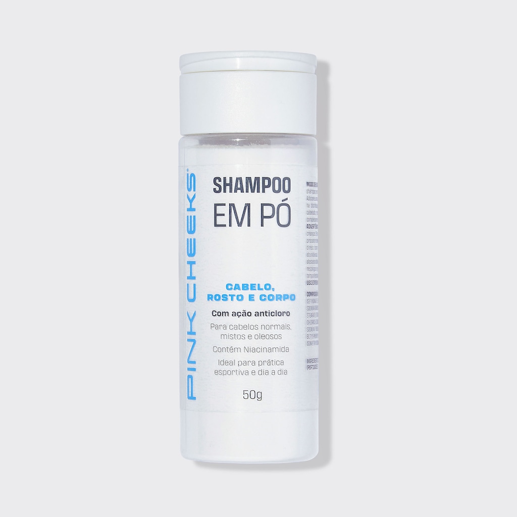 Imagem 2 do produto Shampoo Pink Cheeks em Pó 3 em 1 50g