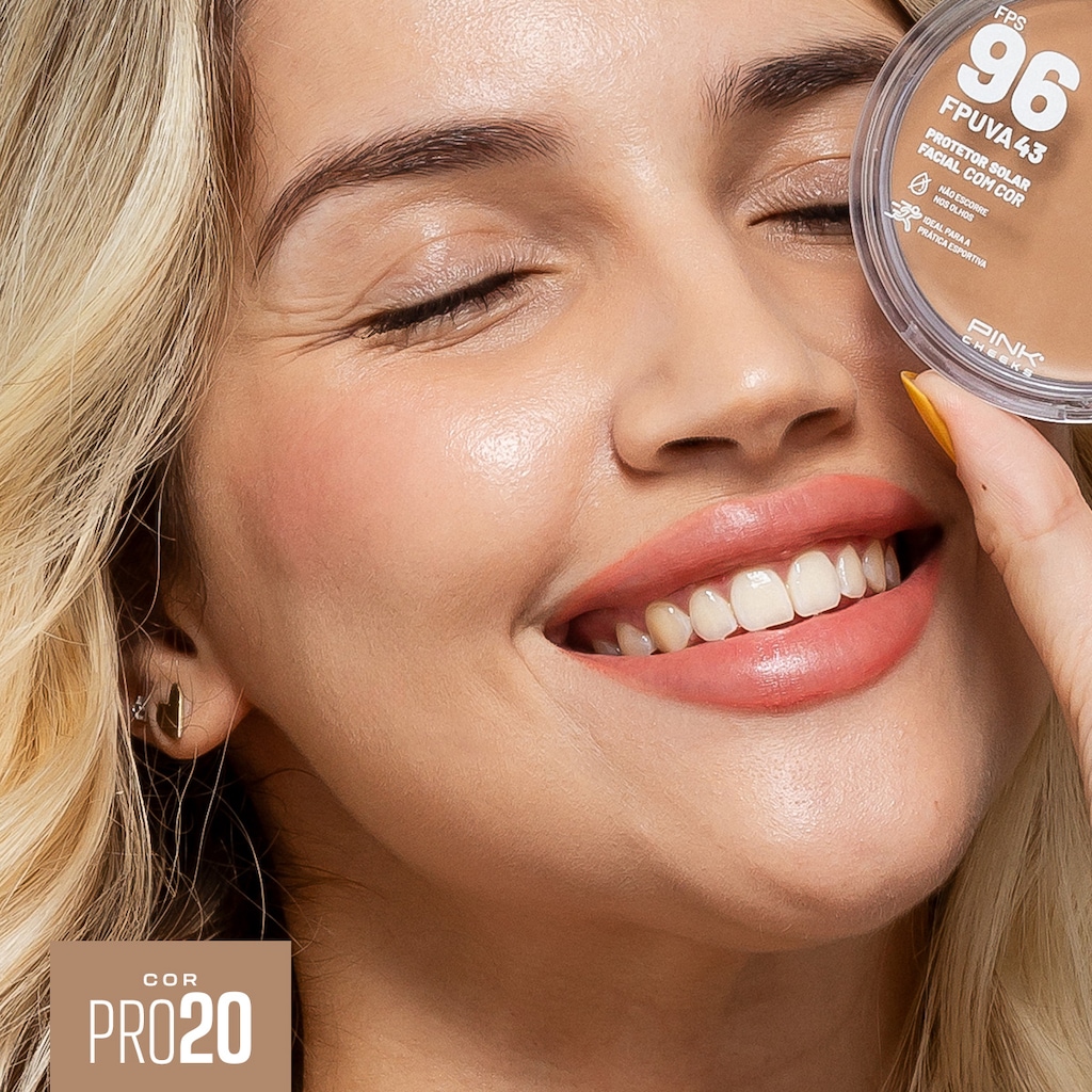 Imagem 2 do produto Pro Cream Protetor Solar Pink Cheeks Multifuncional FPS96 FPUVA43 14g - PRO20