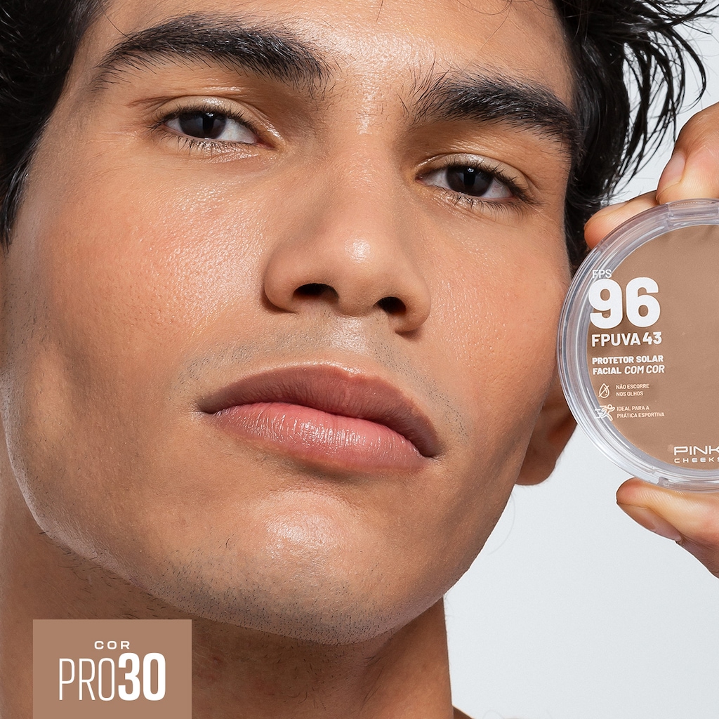 Imagem 2 do produto Pro Cream Protetor Solar Pink Cheeks Multifuncional FPS96 FPUVA43 14g - PRO30