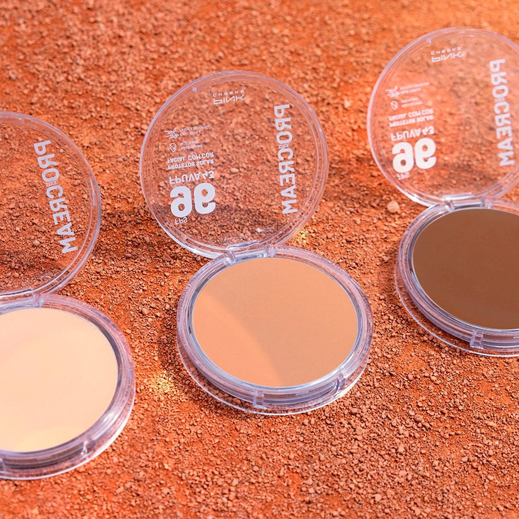 Imagem 3 do produto Pro Cream Protetor Solar Pink Cheeks Multifuncional FPS96 FPUVA43 14g - PRO15