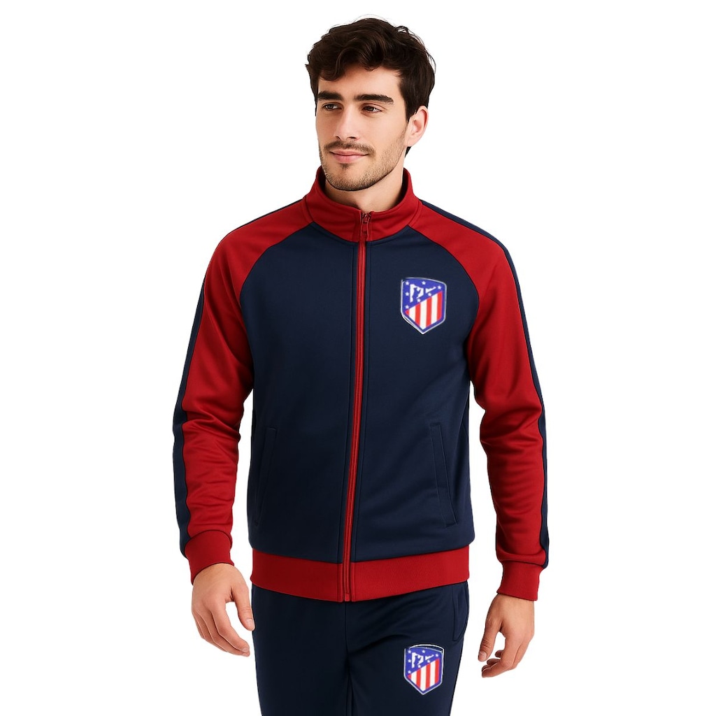 Imagem 3 do produto Agasalho Masculino Jaqueta Calça Atlético De Madrid Trilobal