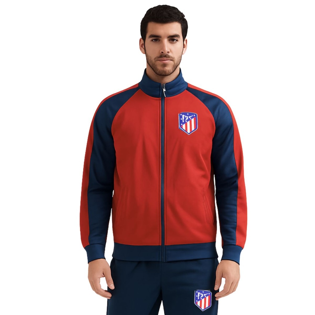 Imagem 3 do produto Agasalho Masculino Jaqueta Calça Atlético De Madrid Trilobal