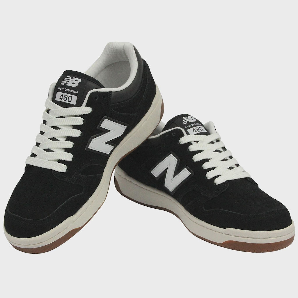 Imagem 5 do produto Tênis Masculino New Balance NB 480 Low Black Sea Salt