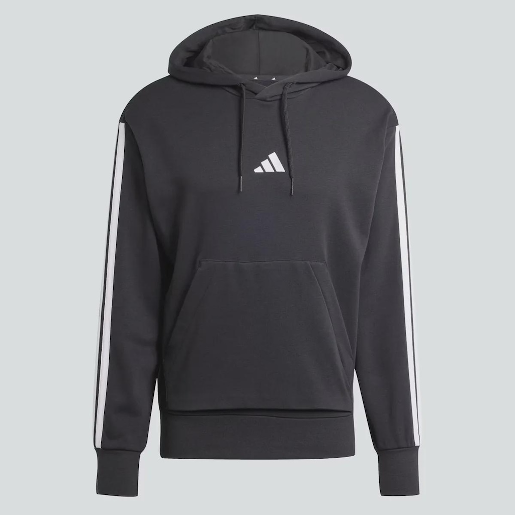 Imagem 5 do produto Blusão de Moletom Masculino adidas com Capuz Essentials 3 Stripes