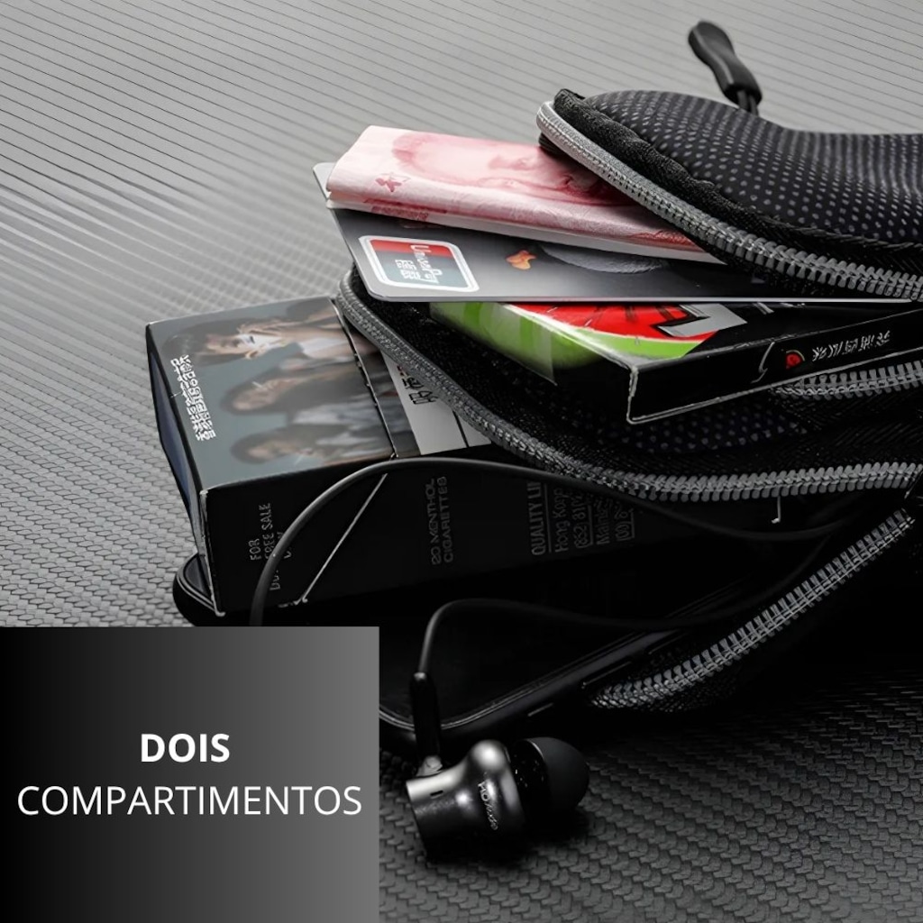 Imagem 5 do produto Braçadeira Esportiva Pochete DK de Braço Impermeável Alça Ajustável