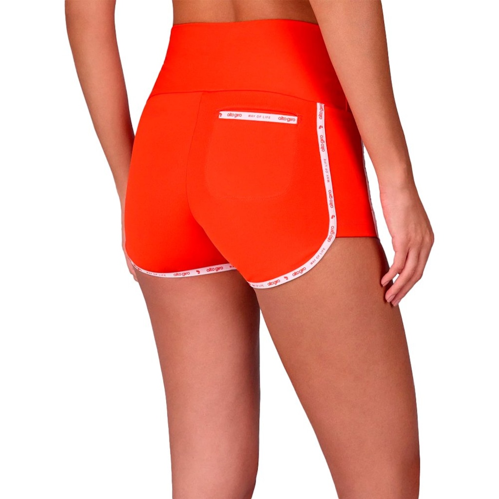 Imagem 2 do produto Shorts Alto Giro Mini Com Elástico Personalizado Feminino