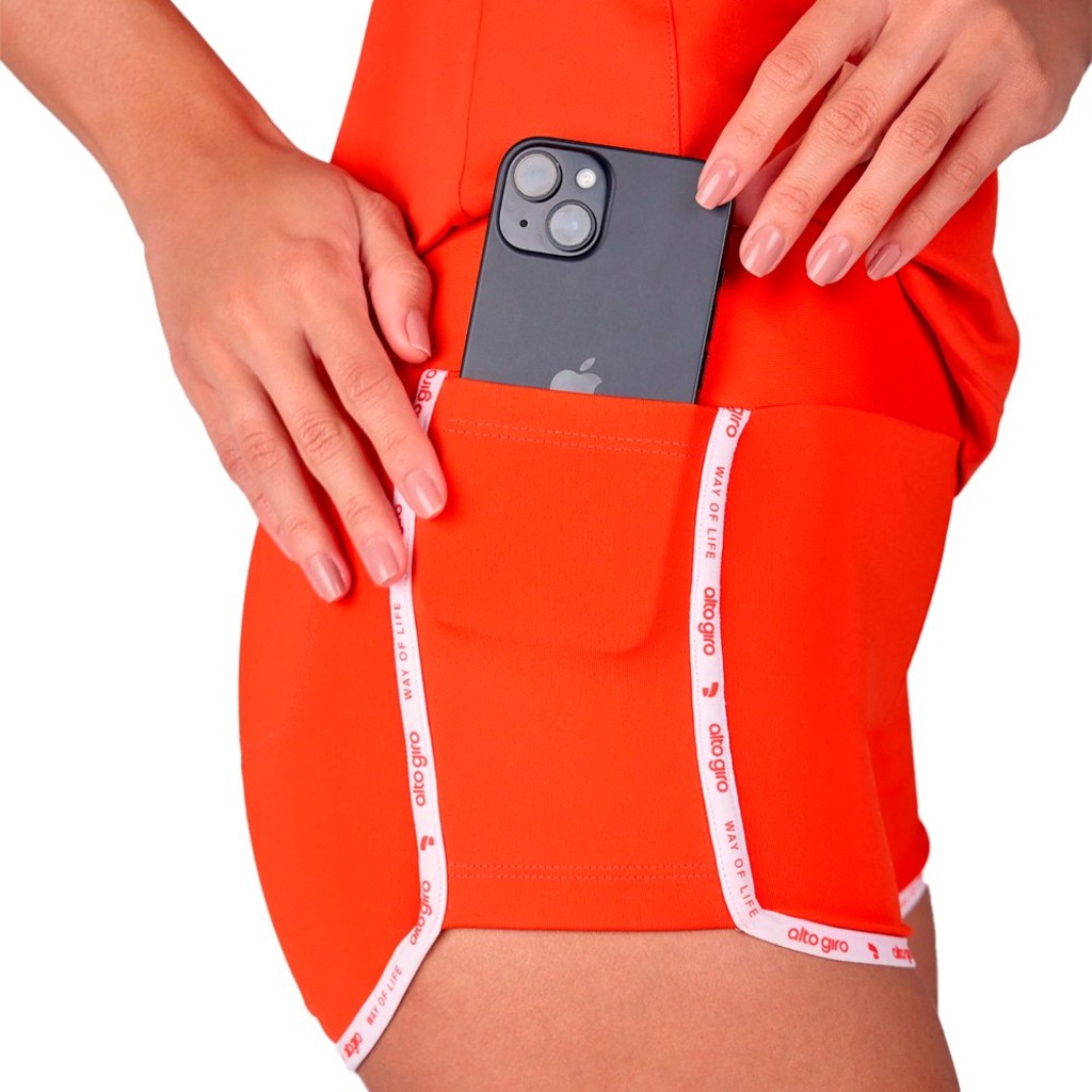 Imagem 4 do produto Shorts Alto Giro Mini Com Elástico Personalizado Feminino