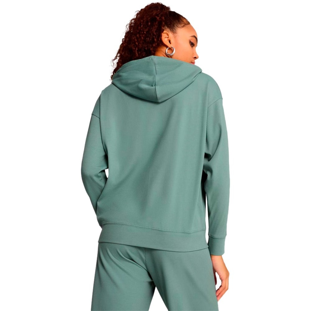 Imagem 2 do produto Blusão de Moletom Puma Ess Elevated Comfort Rib Feminino