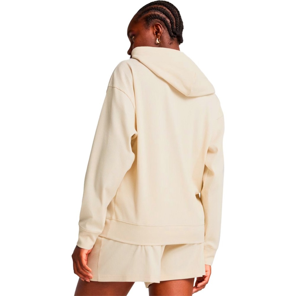 Imagem 2 do produto Blusão de Moletom Puma Ess Elevated Comfort Rib Feminino