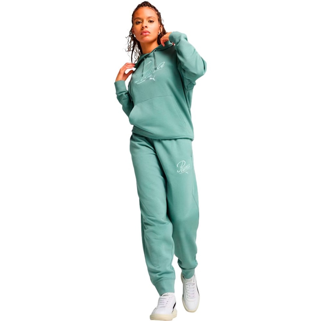 Imagem 3 do produto Calça Puma Moletom Ess Script Comfort Feminina