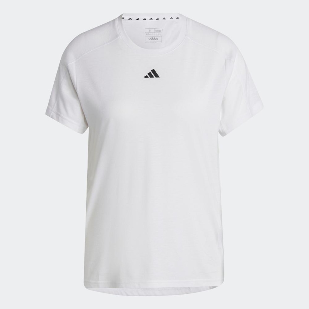 Imagem 2 do produto Camiseta Feminina adidas Gola Careca AEROREADY Train Essentials Minimal Branding