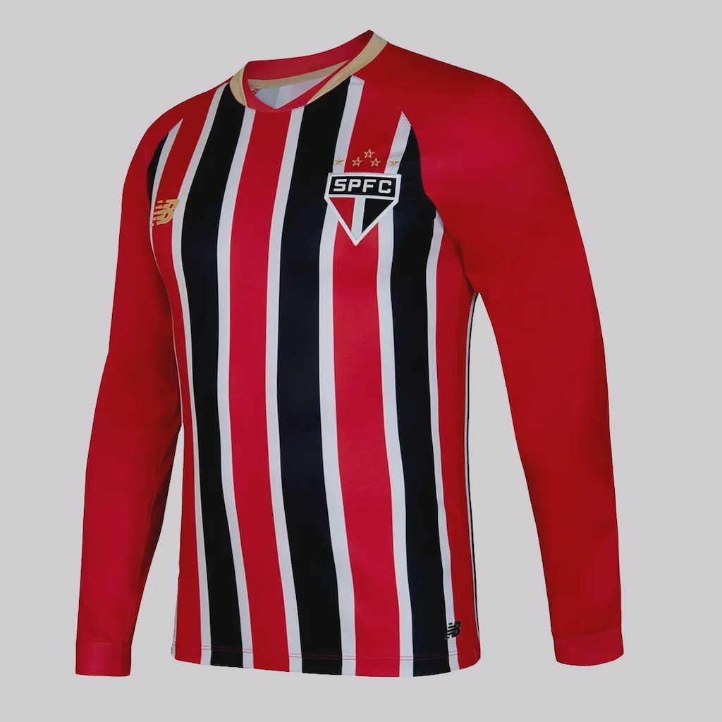 Imagem 5 do produto Camisa Manga Longa do São Paulo II 25/26 New Balance Torcedor Masculina
