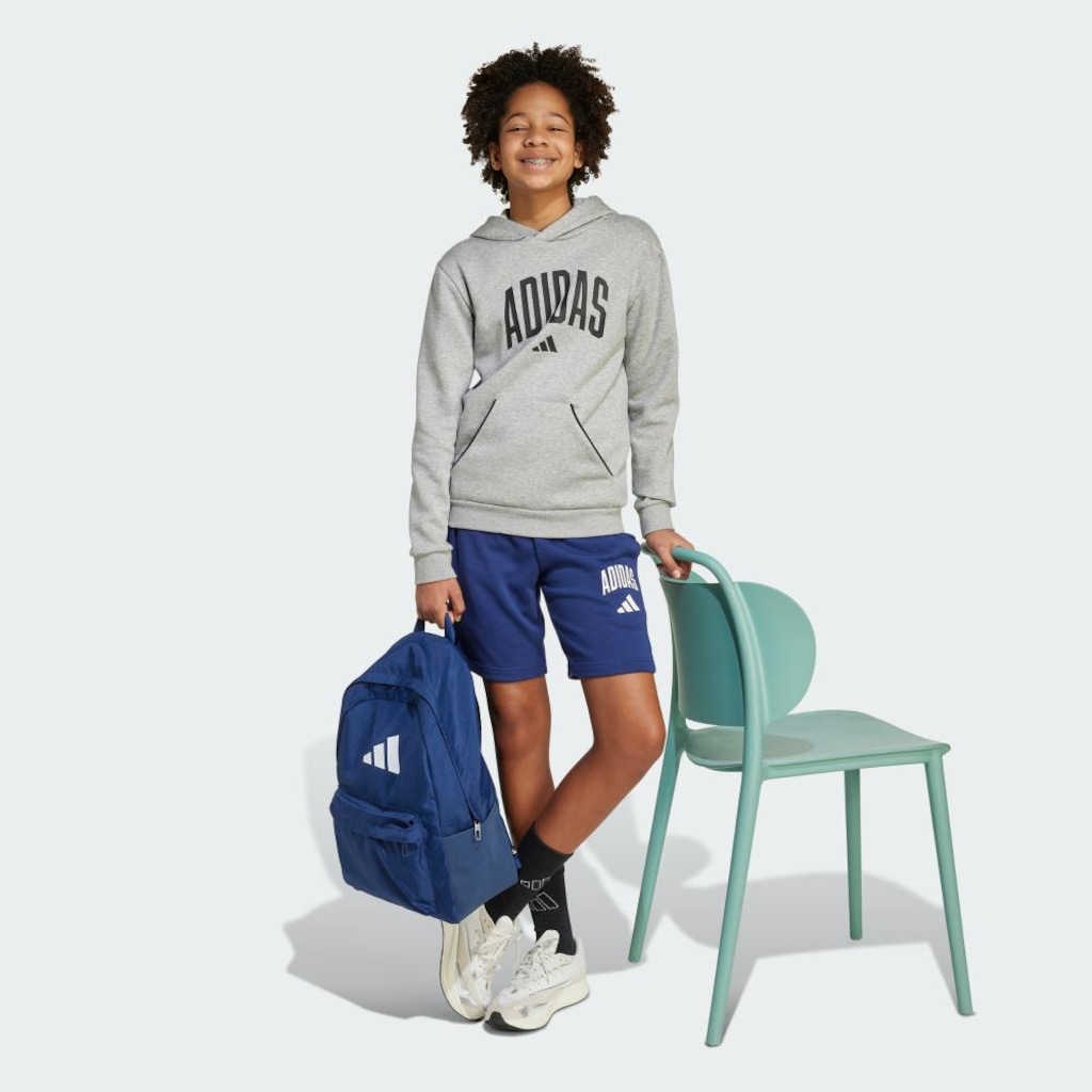 Imagem 3 do produto Short Infantil Adidas Essentials Sazonais Universitário Typography