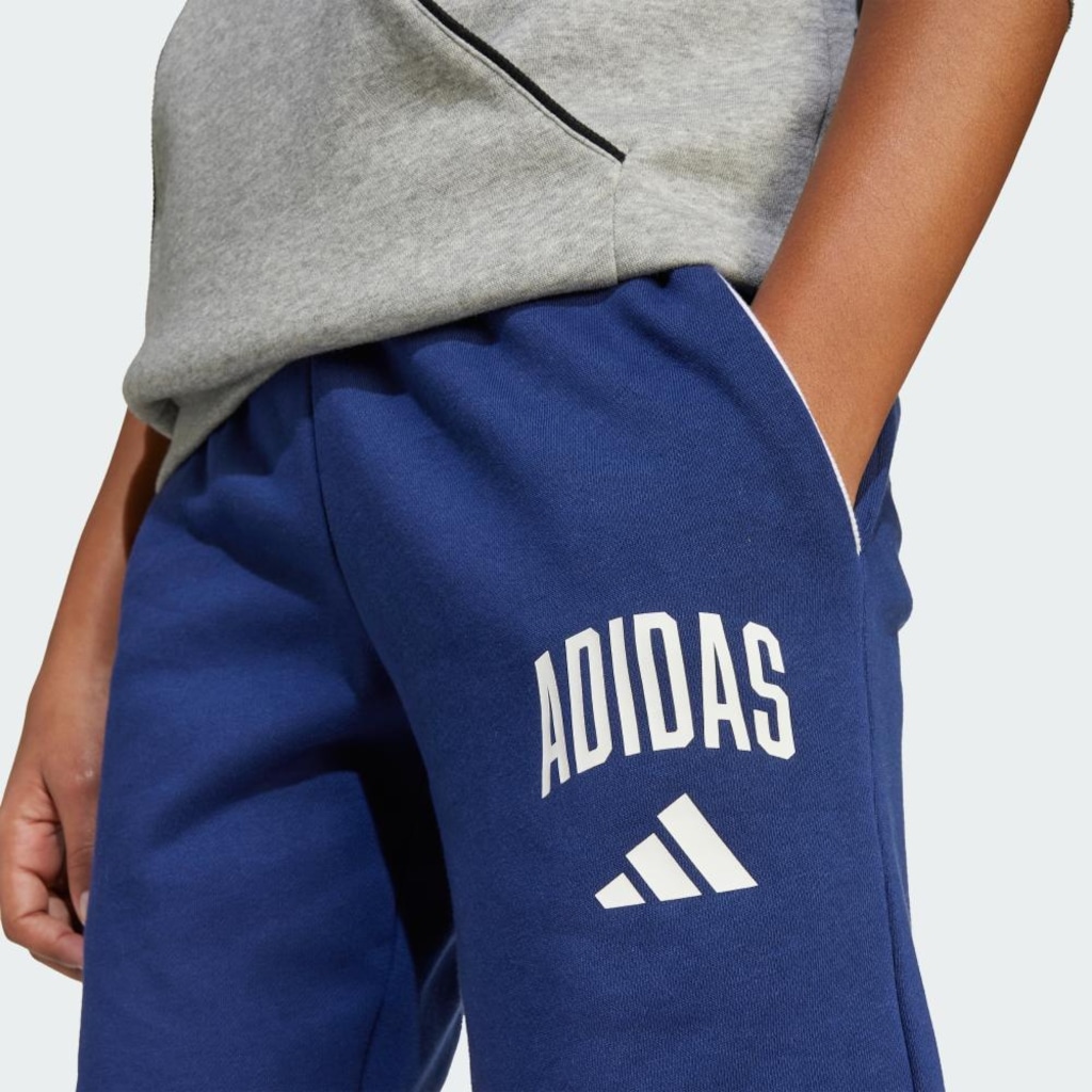 Imagem 5 do produto Short Infantil Adidas Essentials Sazonais Universitário Typography