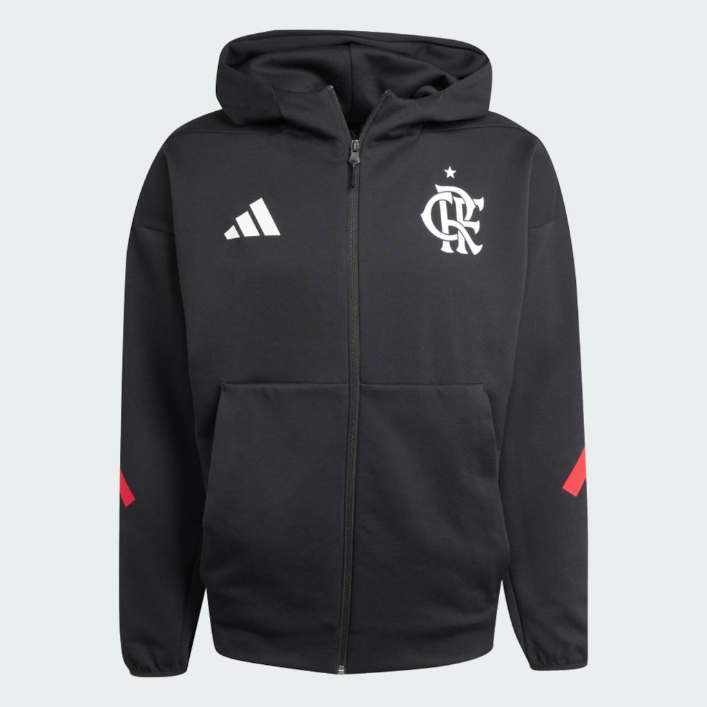 Imagem 2 do produto Jaqueta Hino Masculina Adidas CR Flamengo ADIDAS Z.N.E.