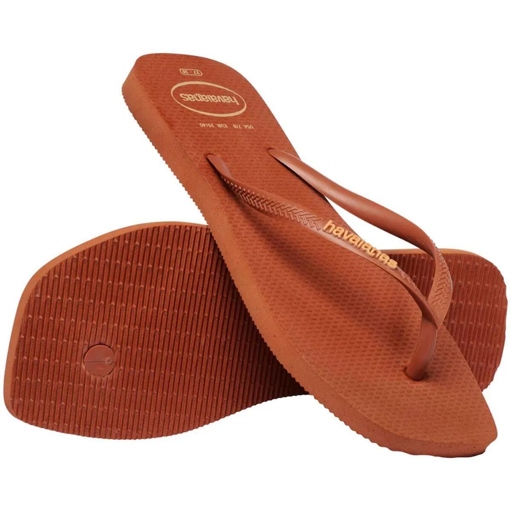 Imagem 4 do produto Chinelo Havaianas Slim Square Logo Pop Up Dedo Feminino