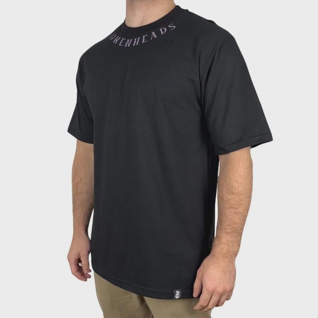 Imagem 3 do produto Camiseta Okenheads Básica Silk Gola Masculina